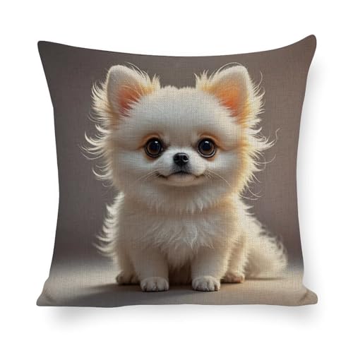 Housse de coussin Poméranie, cadeau idéal pour fan de spitz - 3