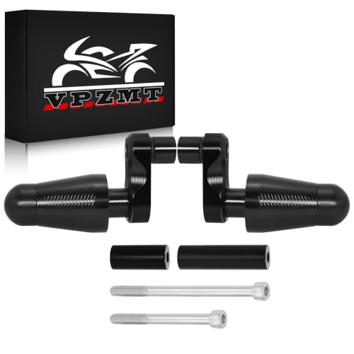 VPZMT Frame Sliders Engine Guard Fairing Falling Protection for Kawasaki Ninja 400 Z400 Z 400 2018-2025 & Ninja 500 500SE Z500 2024-2025 ABS & Non ABS Black