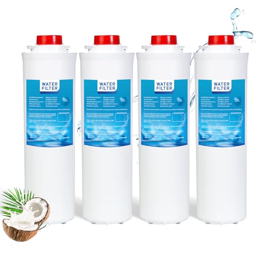 51300C, Replacement for Elkay 51300C, Replacement 55898C Filters, Replacement Bottle Stations Compatible with Ezh2o Filter ERF750, 55898C, EWF3000 (No Chip 4-Pack)