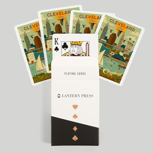 Baraja Poker Lantern Press Cleveland Ohio 52 Cartas miniatura 6