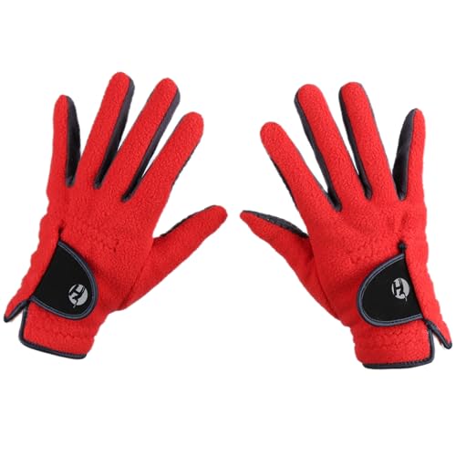 Lasflores Winter Women'S Golf Gloves - Washable Thermal Fleece, Left &Amp; Right Pair, Non-Slip Palm For Cold Weather Golfing Performance