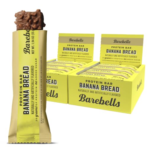 Image of Barebells Banana Bread Flavored Protein Bars, 20g Protein, 24 Pack