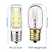 KINDEEP E17 LED Bulb Dimmable, 4W, Daylight White 6000K, Microwave Oven Light Bulbs Equivalent 40W, Ceramic Construction, Versatile Compatibility