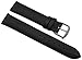Produktbild 17mm Kalbsleder Uhrenarmband Made in Germany in Schwarz mit silberfarbender Dornschließe inkl. Myledershop Montageanleitung