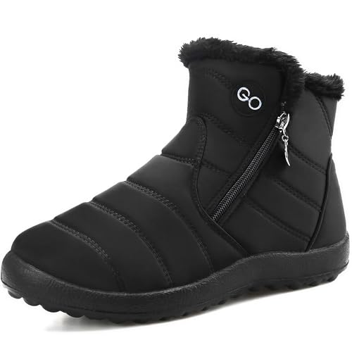 Snow Boots for Women Winter Boot with Comfortable Warm Fur