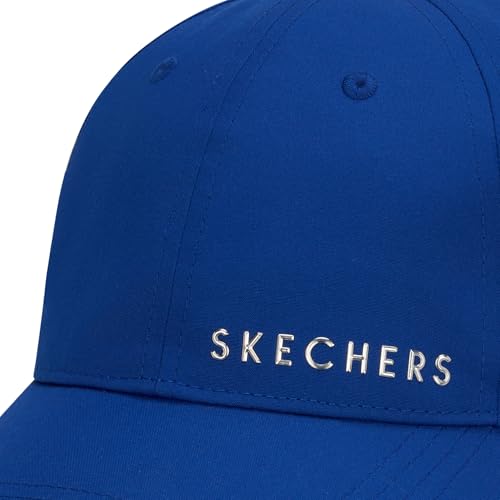 Image of Skechers Women Skech-Shine FOIL Baseball HAT Blue
