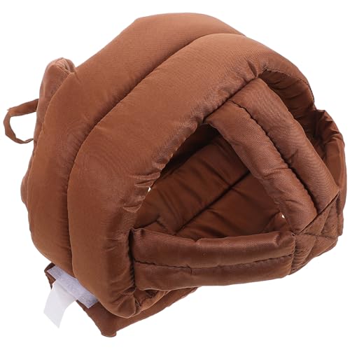 HOMSFOU Gorra Protectora Anticaídas para Mayores de Seguridad de Algodón Protección Orejeras para Uso Doméstico y Cuidado Geriátrico