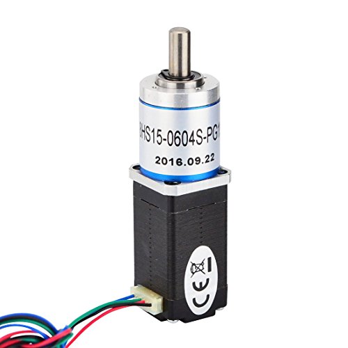 STEPPERONLINE 19:1 Planetary Gearbox Nema 8 Stepper Motor Geared Stepper Motor