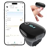 Sleep O2Ring Recording Pulse Oximeter Continuous Blood Oxygen Saturation & Pulse Rate Overnight, Bluetooth Wearable Sleep Tracking Ring, Export Sleep Report & Raw Data