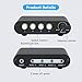TENEALAY 4-Way 3.5mm Stereo Audio Switch Input Signal Source Switcher Selector Splitter Box with line Volume Controller (4 in 1 Out / 1 in 4 Out) -MC41