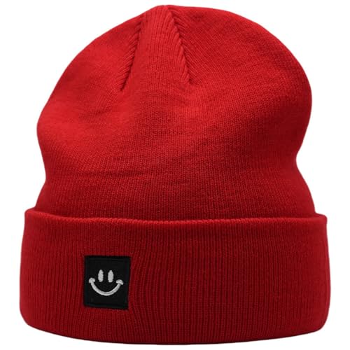 Image of 55cube Unisex Winter Beanie Hats Warm Thick Knit Cuffed Skullcaps