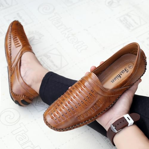 Image of WUGATTI Synthetic Slip-On Stylish Loafers for Men