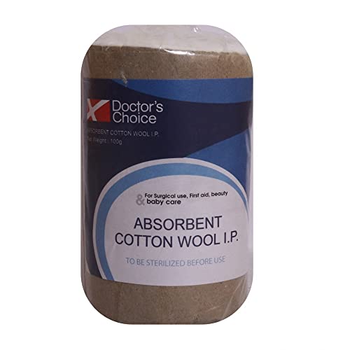 Doctor's Choice Absorbent Cotton Wool I.P., 100 gm