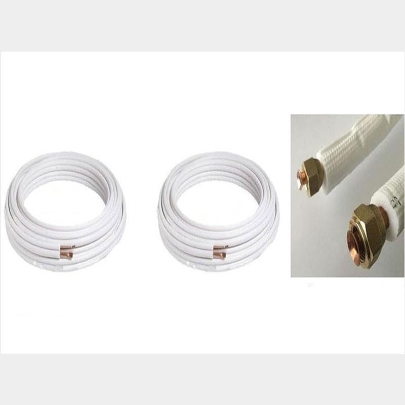 KIT MONTAGGIO CONDIZIONATORE CLIMATIZZATORE TUBI RAME 3 Mt. 1/4-3/8 CARTELLATI