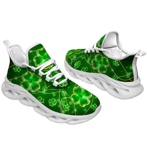 Shamrock Sneakers St Patricks Day Shoes Running Walking Tennis Shoes for Men Women2