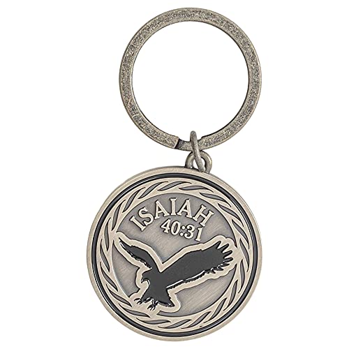 Dicksons Wings As Eagles Brushed Silver 2.5 Inch Zinc Alloy Keyring #TOP20