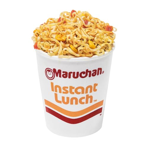 Image of Maruchan Instant Lunch Ramen Noodles, Hot & Spicy Beef Flavor - Japanese-Style Instant Noodle Soup, Easy Meal Ready in 3 Minutes - 2.25 Oz., (Pack of 24)
