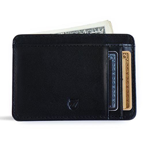 Axess Wallets Front Pocket Wallet, ID Wallet, Men's Wallet, Minimalist Wallet, RFID wallet, Green, Medium