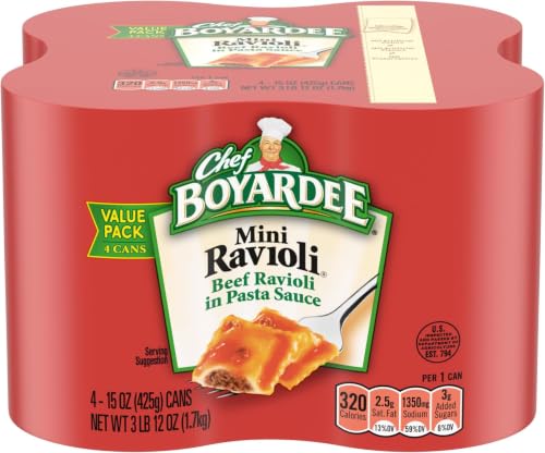 Image of Chef Boyardee Mini Ravioli, 15 oz, (Pack of 24)