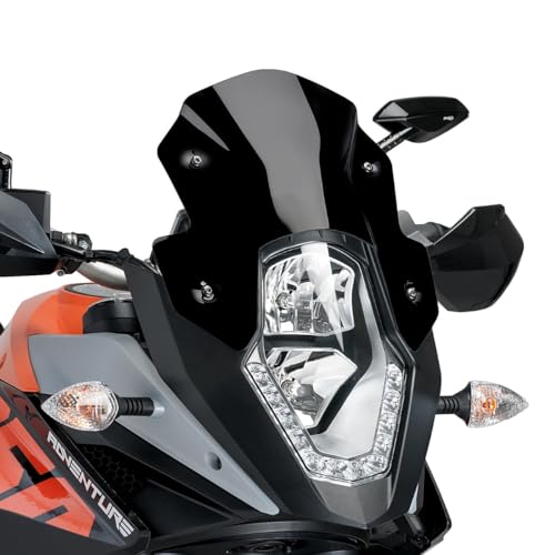 Sportscheibe kompatibel mit KTM 1050 Adventure 15-16 Puig 6847N schwarz