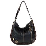 CHALA Large Tote Handbag, Casual Style, Soft, Convertible Shoulder or Crossbody (Bags Only -Black)