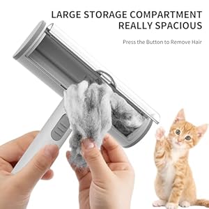 Pet hair remover reusable lint roller for dogs and cats effective cat hair remover tool gray   cucciolini doodles