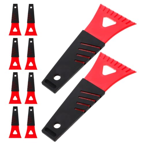 Zerodeko Grattoir à Glace Multifonctionnel Portable 6,89 Pouces Léger Compact pour Pare-Brise Voiture Nettoyage Hiver Maison et Véhicule Réutilisable