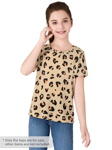 Girls’ Graphic Tees - Gymnastics Theme, Roller Skating & Butterfly Shirts Smiling Face Print Casual Top Size 6-184