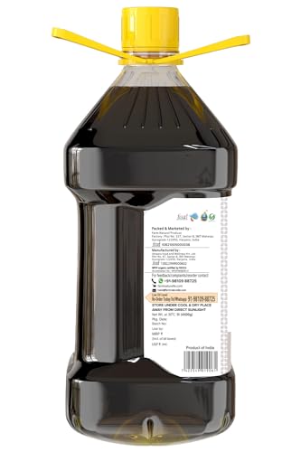 Image of Farm Naturelle - 10ltr Organic Virgin Cold Pressed Black Sesame Seed Cooking Oil, (Black Sesame, 10 Ltr) with 400g Jungle Honey Worth of 609 /-