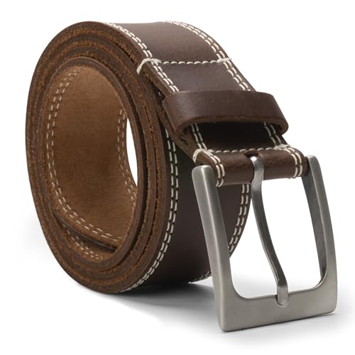 Hide & Drink Rugged Full Grain Leather Belt - Durable Men's Belt for Jeans, Western, Casual & Dress, Mens Belts for Men