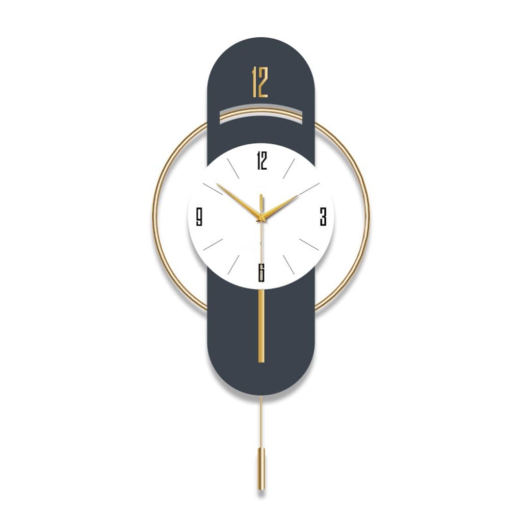 Horloge murale design créatif et haut de gamme pour grand salon
