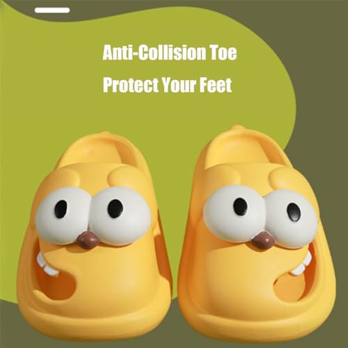 Tongue Kiss Slippers, Non-Slip Slippers Tongue Out, 3D Big Eye Dog Funny Thick Sole Kissing Slippers For Women4