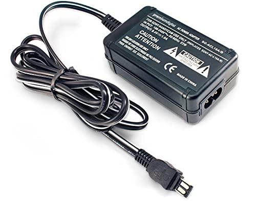 Image of AC-L100 AC Power Adapter Charger for Handycam DSC-F828 DCR-TRV MVC-FD DSC-S30, AC Power Supply Adapter Replacement AC-L10A L10B AC-L15A L15B AC-L100A L100B L100C