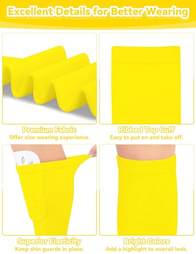 Image of Olreco Kids Soccer Socks Toddler Baseball Socks 3D Heel Youth Softball Sock for Girls Boys Football Accessories Cotton