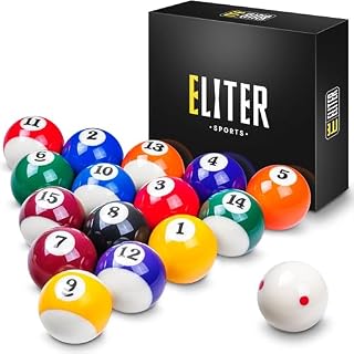 ELITER SPORTS boules de billard résine phénolique 57,2 mm