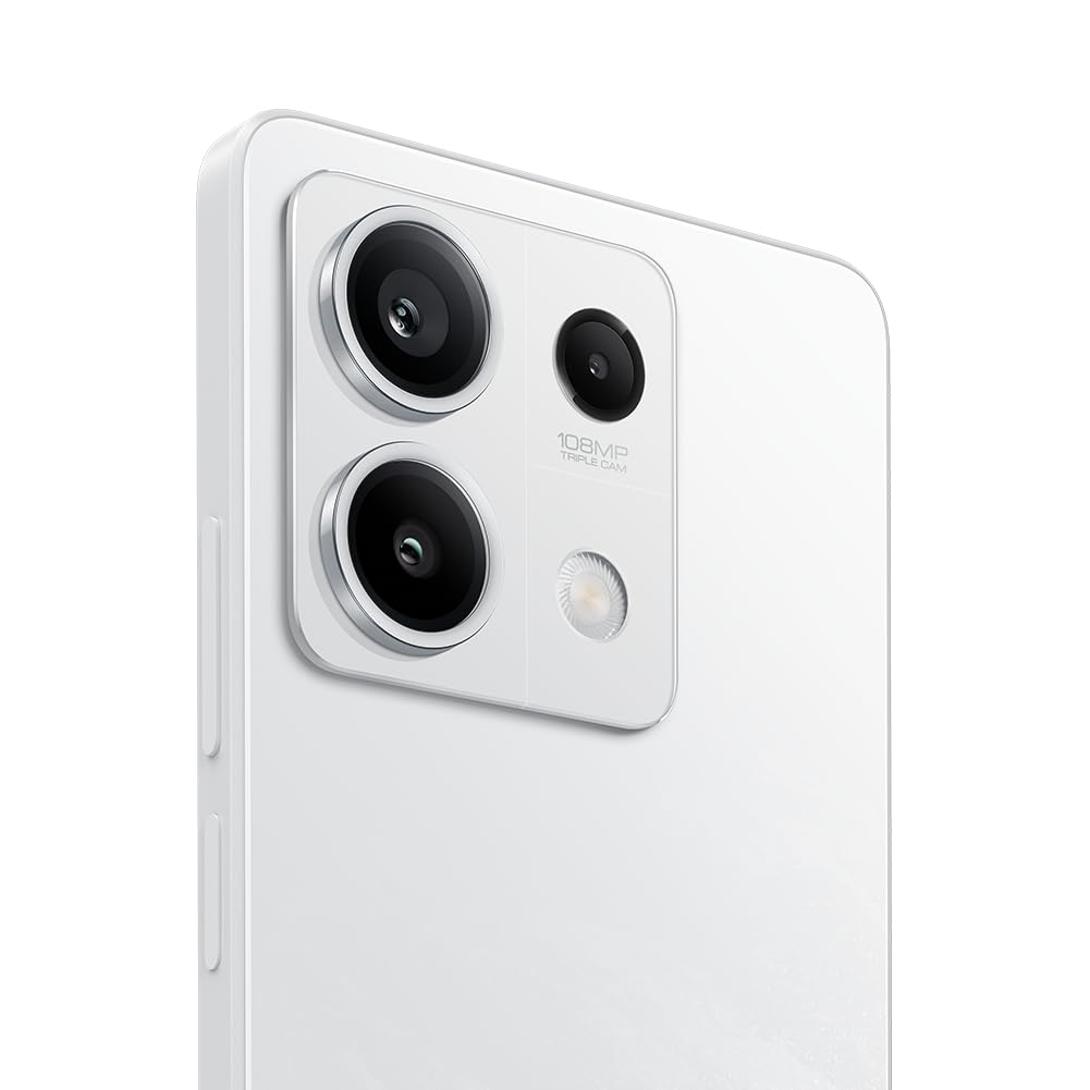 Xiaomi Redmi Note 13 5G 6+128GB, Fotocamera Super-Clear da 108 MP, Schermo da 6.67", 5.000 mAh, Bianco (IT Versione)