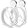 2 in 1 Travel Essentials for Apple Watch Charger Fast Charging 3W, 2Pcs 4Ft - 8