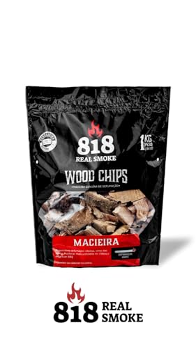 Kit 4 Sacos Lascas de Madeira para Defumação em Churrasqueira, Cogumelo Sanguíneo