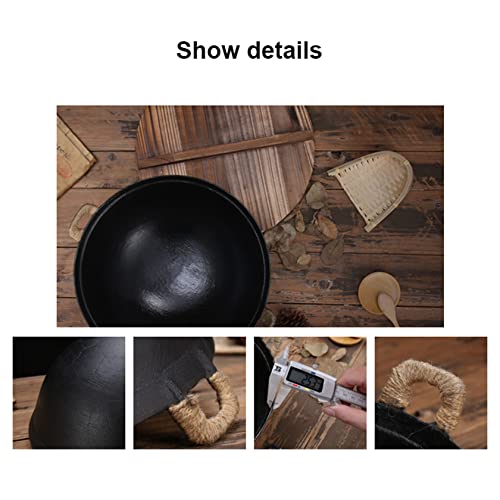 Wok de Hierro Fundido 34cm, Doble Asa miniatura 5