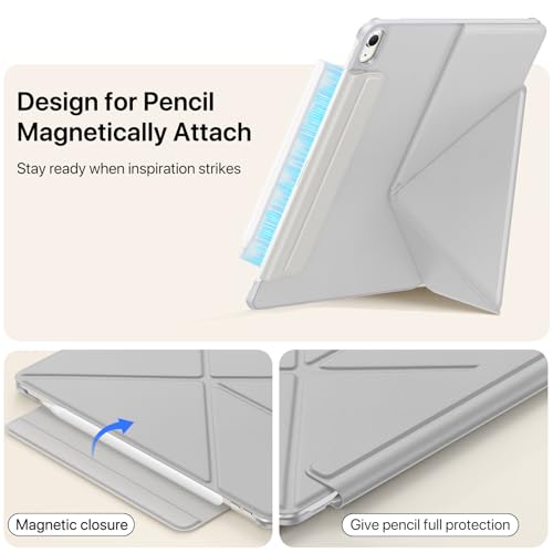 SANDUODD for iPad A16 Case, iPad 11th/10th Generation Case (2025/2022), Slim Foldable Multi-Angle Folio with Strong Magnetic Attachment, Auto Wake/Sleep & Hidden Pencil Holder by SANDUODD - Image 5