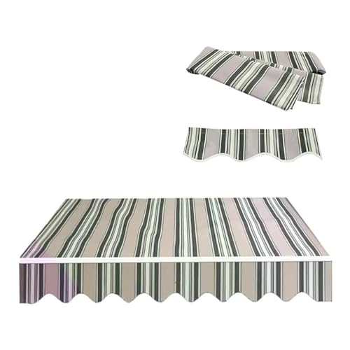 YCBTPS Tissu De Rechange pour Store Banne De Jardin, Toile D'Auvent Tissu De Remplacement for Auvent Extérieur, Dessus De Store De Patio...