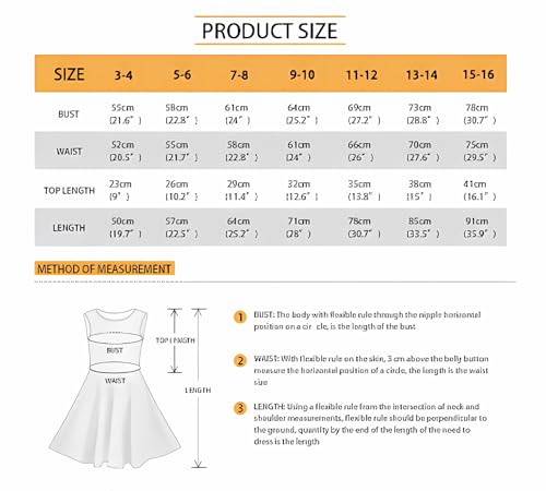 Ystardream MD-AI262CZ6+ Cute Fox Dress For Girls Summer Dresses Size 7-8 Sundresses thumb #5