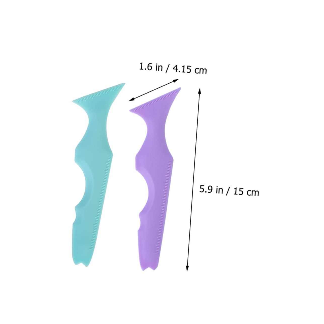 Baluue 8stücke Wiederverwendbare -eyeliner-schablonen Präziser Augen-make-up-helfer Für Augenlinien Und Lidschatten Tragbar Und Langlebig Beauty-zubehör Für Damen