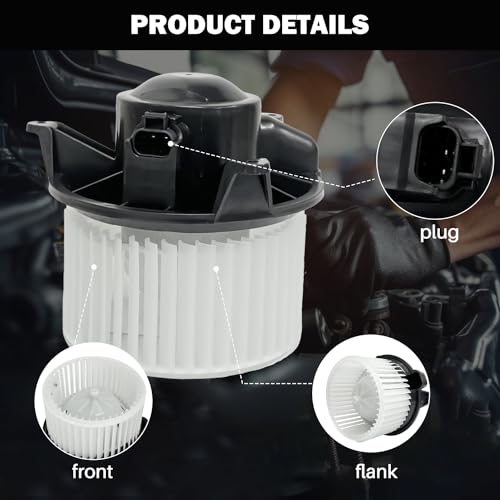 Image of 700101 Rear AC Heater Blower Motor Fan Fit for Cadillac Escalade EXT for Chevy Avalanche 1500 2500 Silverado 1500 2500 3500 for GMC Sierra for Hummer H2 88986838, 89019320, 89023346