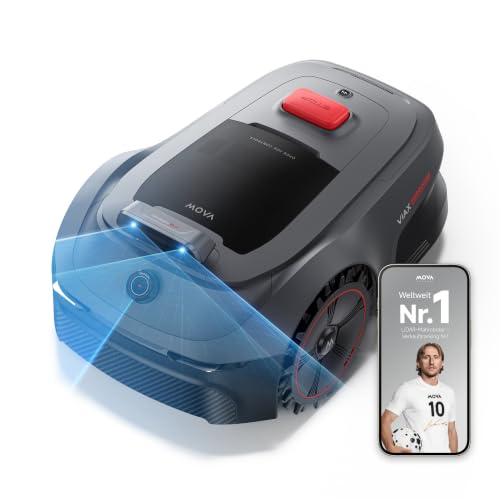 MOVA ViAX 500 Mähroboter ohne Begrenzungskabel, 360°-LiDAR & Dual-KI-Vision