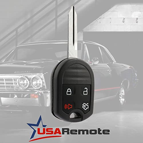 Car Key Fob Keyless Entry Remote fits Ford, Lincoln, Mercury, Mazda (CWTWB1U793 4-btn) - Guaranteed to Program - Thumbnail 2