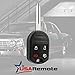 Car Key Fob Keyless Entry Remote fits Ford, Lincoln, Mercury, Mazda (CWTWB1U793 4-btn) - Guaranteed to Program