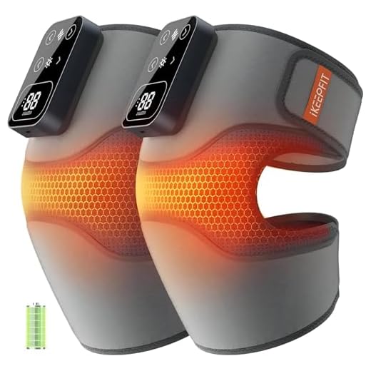 IKEEPFIT Cordless Heated Knee Massager