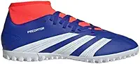 Chuteira Adidas Predator Club Sock TF Society (Azul/Vermelho, BR, Adulto, Numérico, 41)