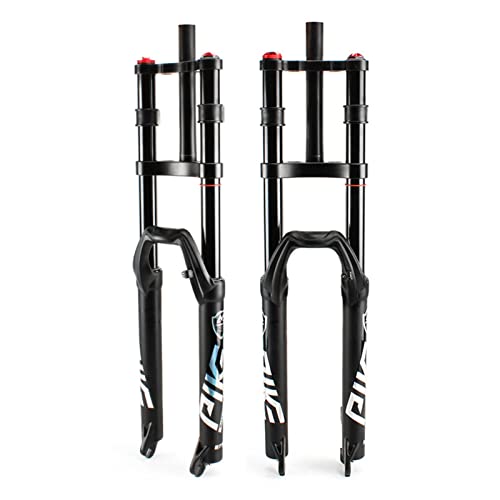 Fourche À Suspension De Vélo VTT 26/27.5/29 Pouces en Alliage De Magnésium Double Épaule Fourche À Air De Vélo De Descente 28.6Mm pour VTT DH A,29inch